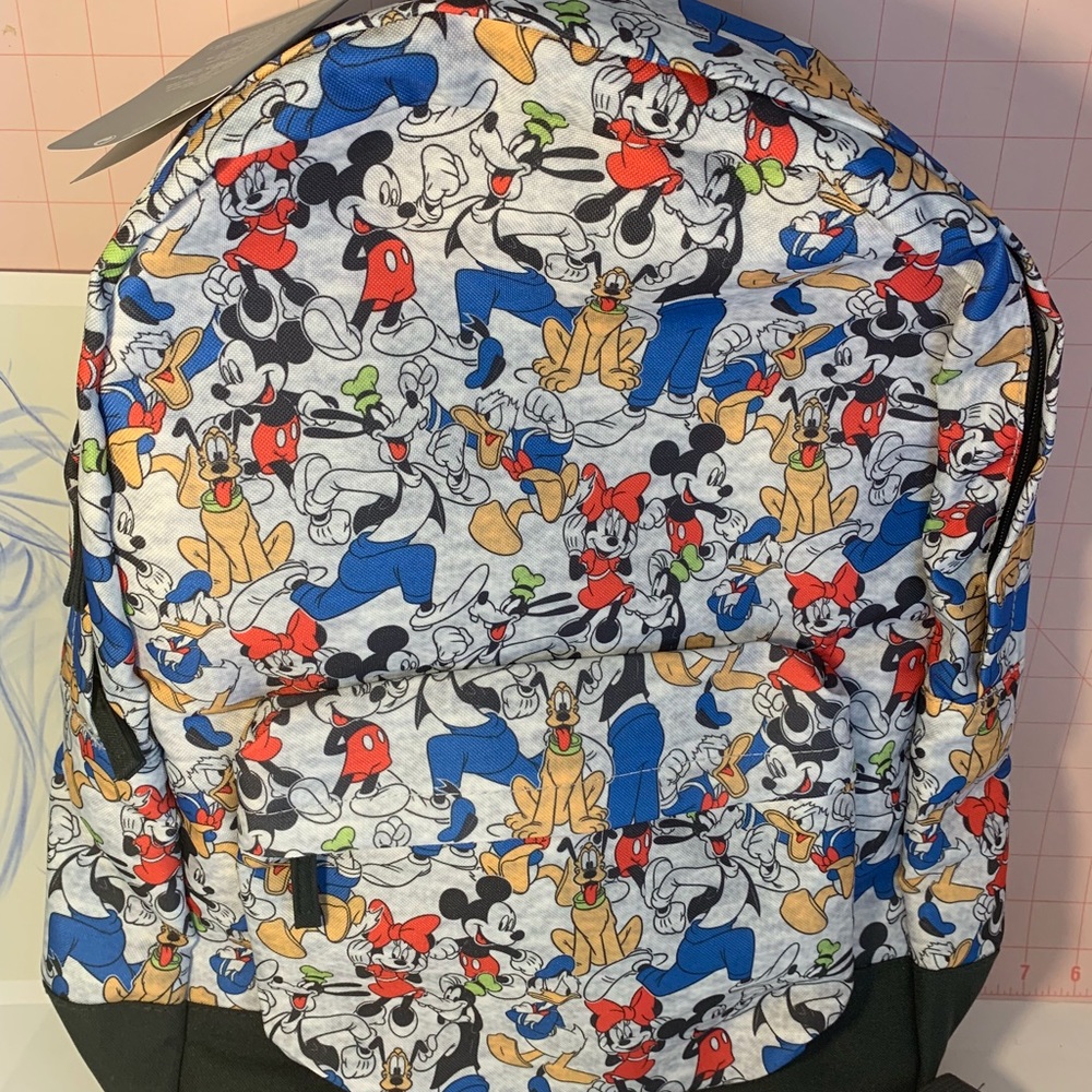 Disney Backpack. Mickey Minnie Pluto Donald Goofy